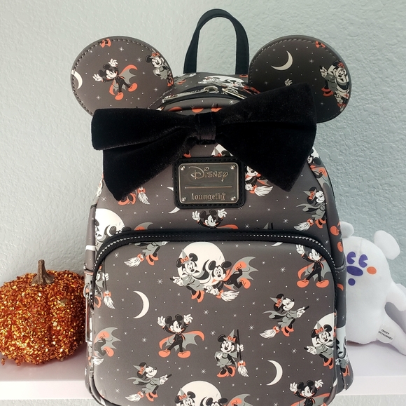 Loungefly Handbags - Loungefly Halloween Minnie Mickey Mini Backpack
